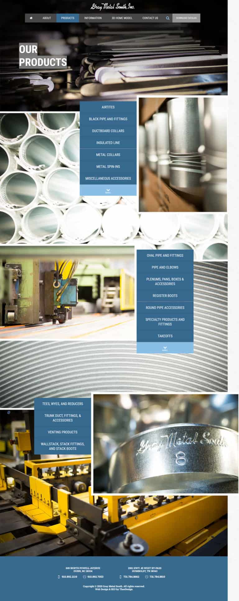 marketing firm creates customized website for HVAC piping manufacturer