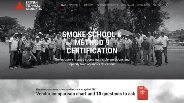 Eastern Technical Associates | After Screenshot