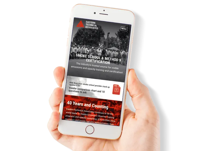 Mobile Friendly Web Design for an Environmental Training Company