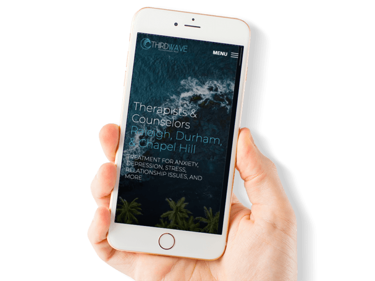 Thumb Friendly Web Design for a Mental Healthcare Client