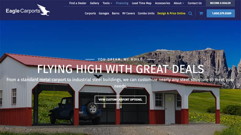 SEO and Ecommerce for a Metal Building Manufacturer