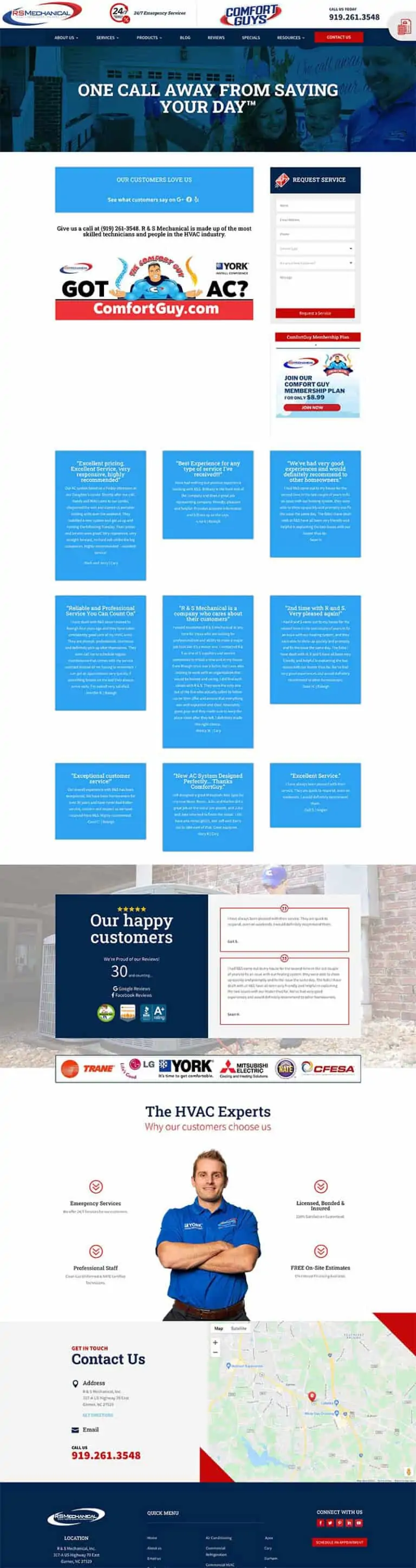 Custom WordPress Features for HVAC Industry
