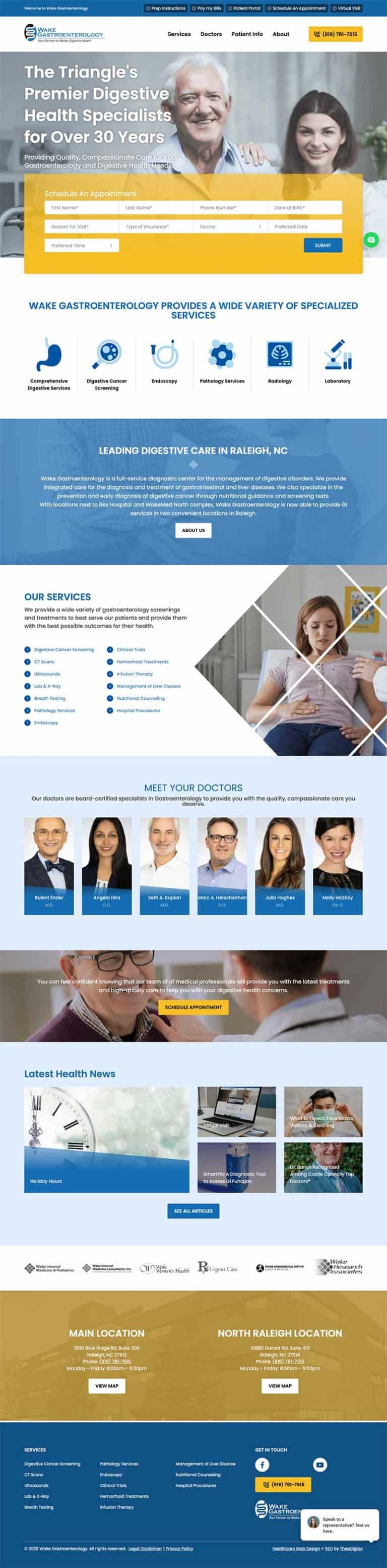 Custom Web Design for a Medical Practice