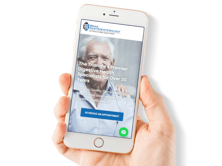Thumb Friendly Mobile Design for a Medical Practice