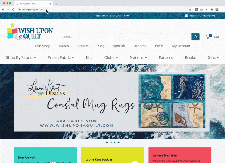 Custom Shopify Features Ecommerce for a Retail Craft Business