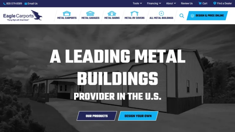 Custom Mobile-Friendly Wordpress Site for a Metal Building Manufacturer