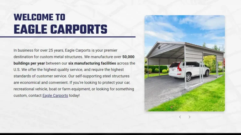 Eagle Carports Metal Building Website