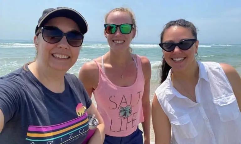 Marketing managers on the beach