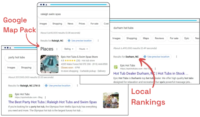 Google Map Pack and Local SEO