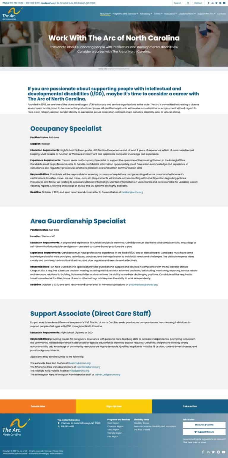 PPC Services for a Non-Profit Agency in Raleigh