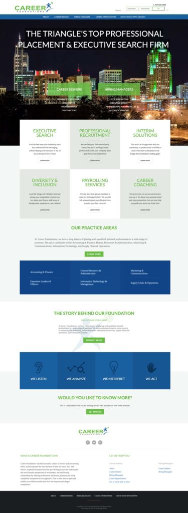 Mobile Speed Improvements for a Professional Recruiting Firm