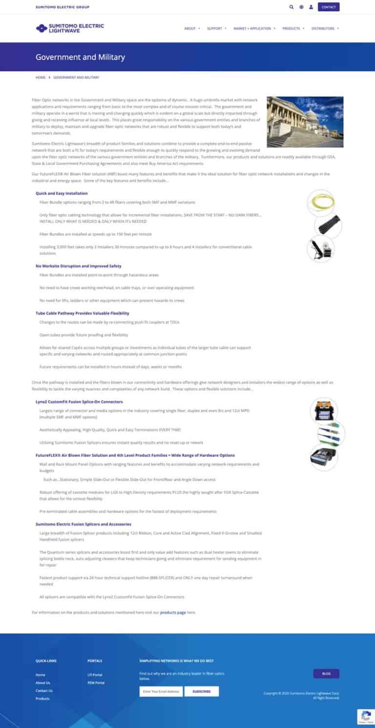 Google AdWords for an Optical Fiber and Cable Manufacturing Company