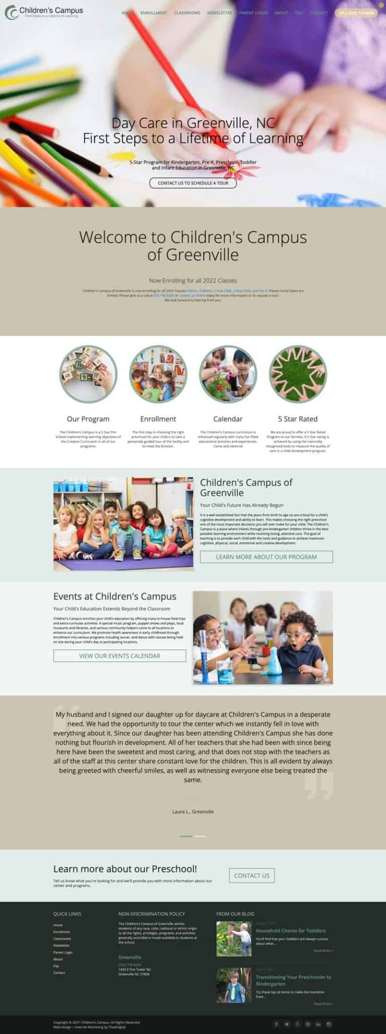 Marketing Services for Greenville Daycare