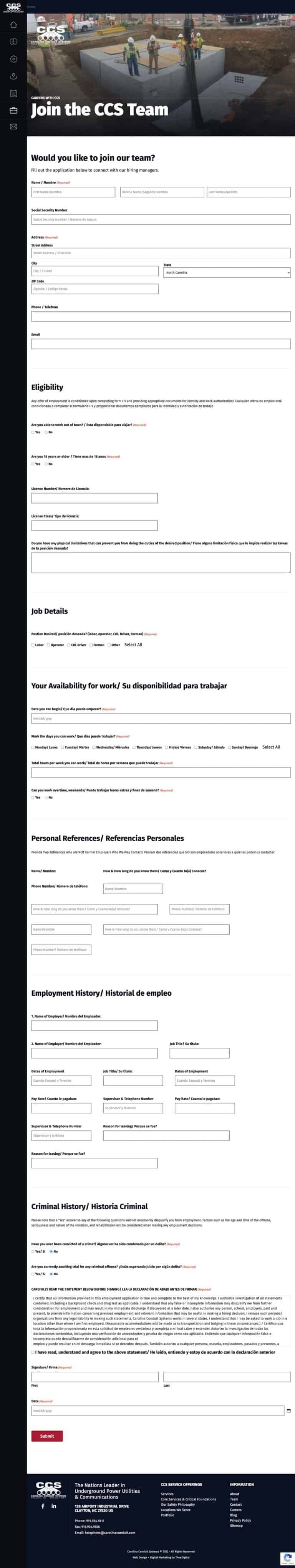Marketing and SEO for a Construction Industry Client