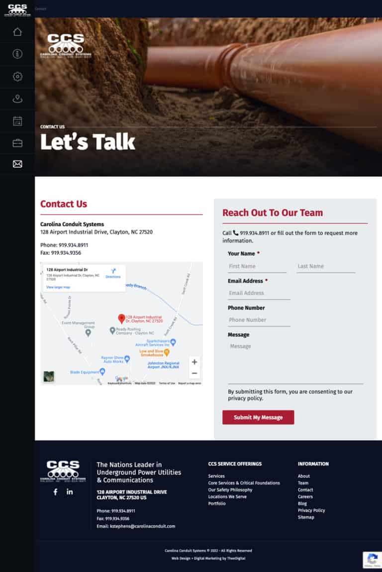Web Development for a Construction Industry Client