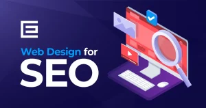 Custom graphic that says Web Design for SEO
