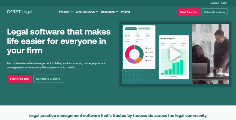 Caret Legal software