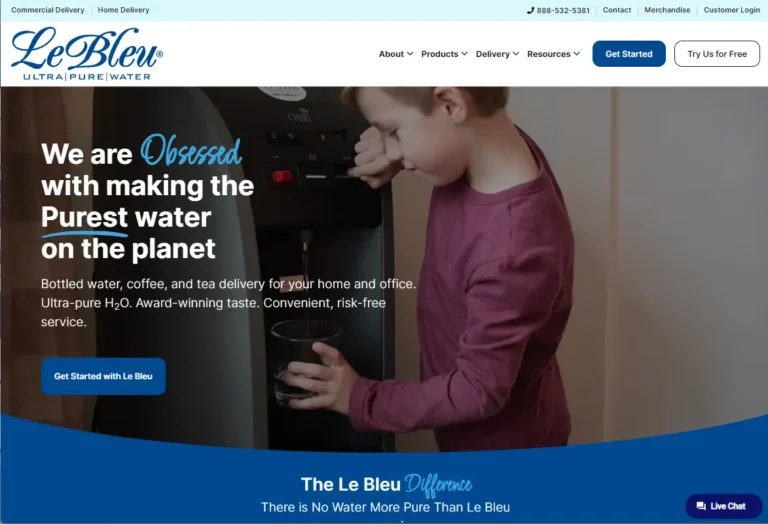 Le Bleu Website