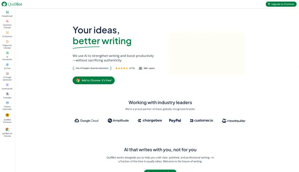 QuillBot paraphrase tool