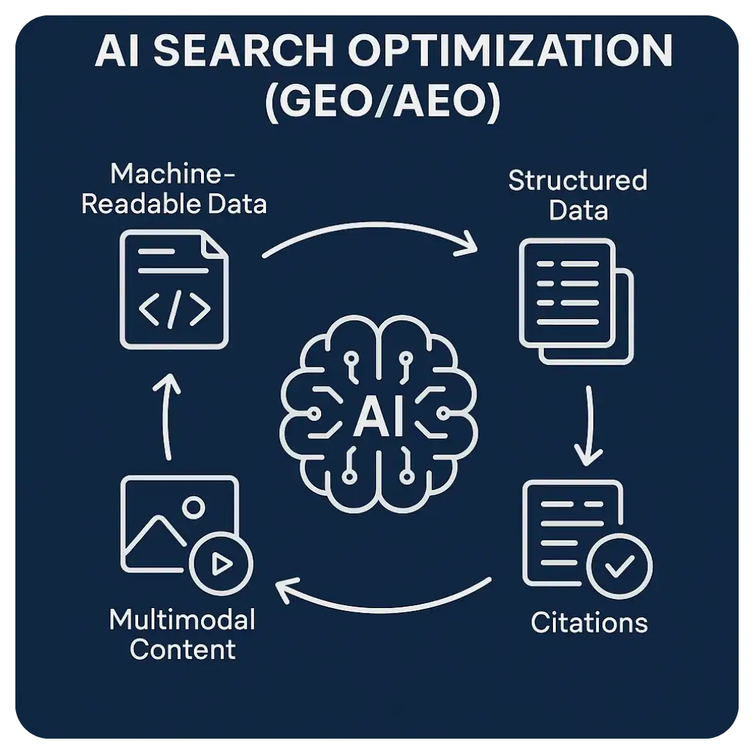 AI search optimization GEO vs AEO