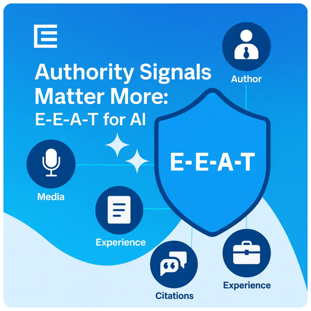 authority signals matter more EEAT for AI