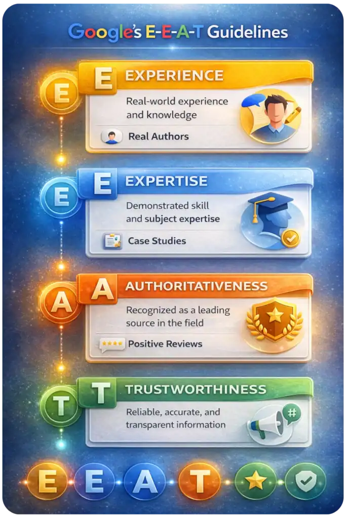 googles EEAT guidelines