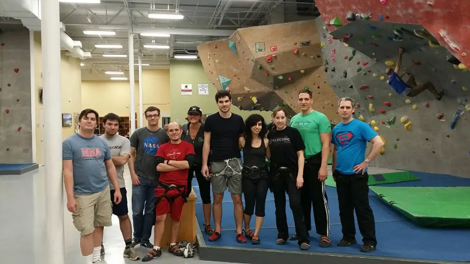 2015 - Indoor Rock Climbing Team Building