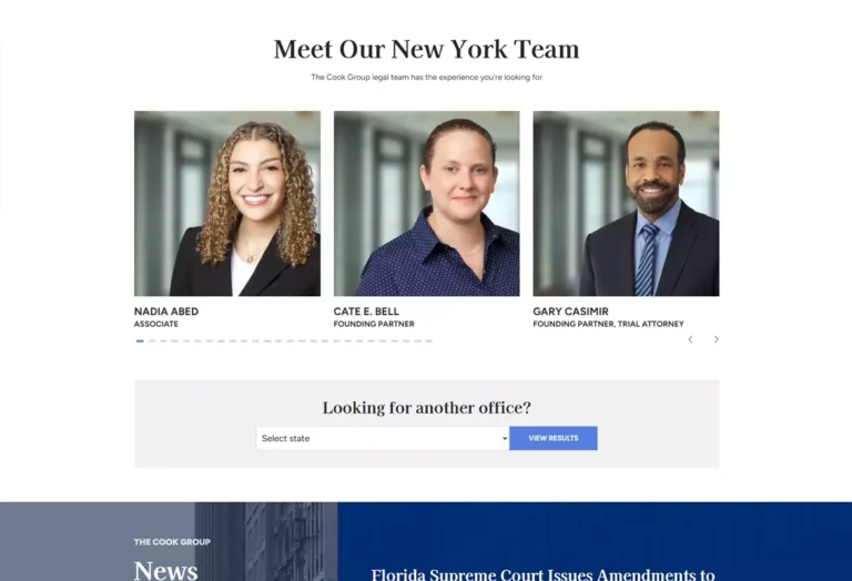 cook group web page after 14