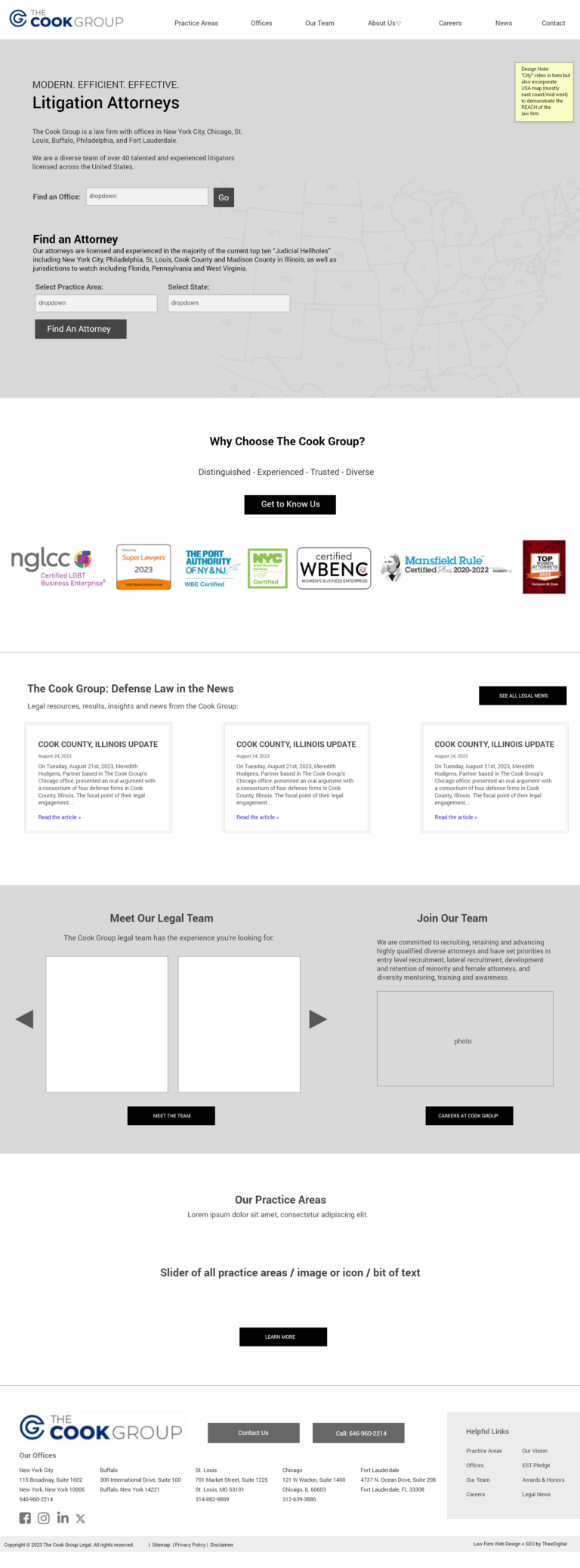 wireframe cook group legal