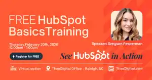 Free HubSpot basics Training
