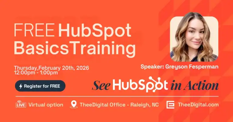 Free HubSpot basics Training