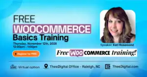 free woocommerce training nov 12th 2026