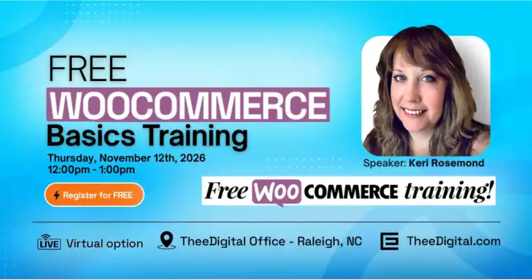free woocommerce training nov 12th 2026