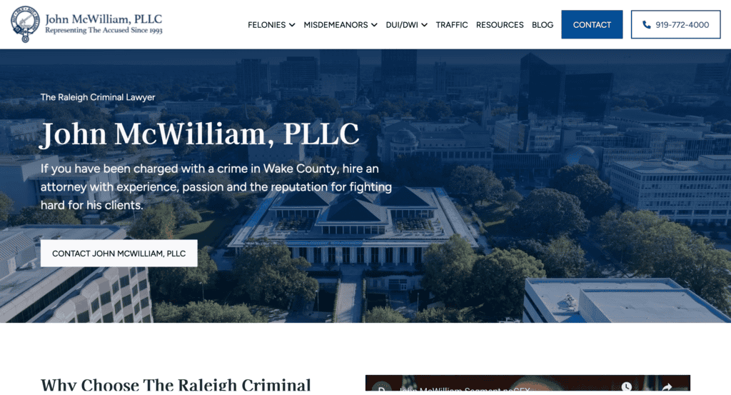 raleigh criminal lawyer