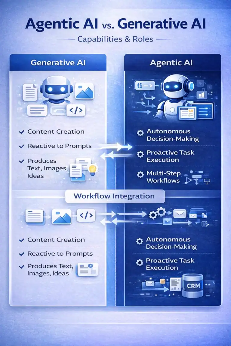 agentic vs generative AI