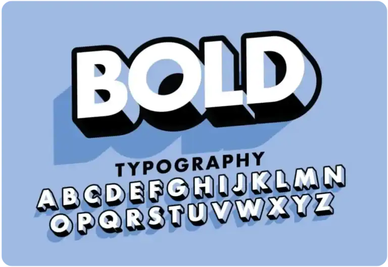 bold Typography trend