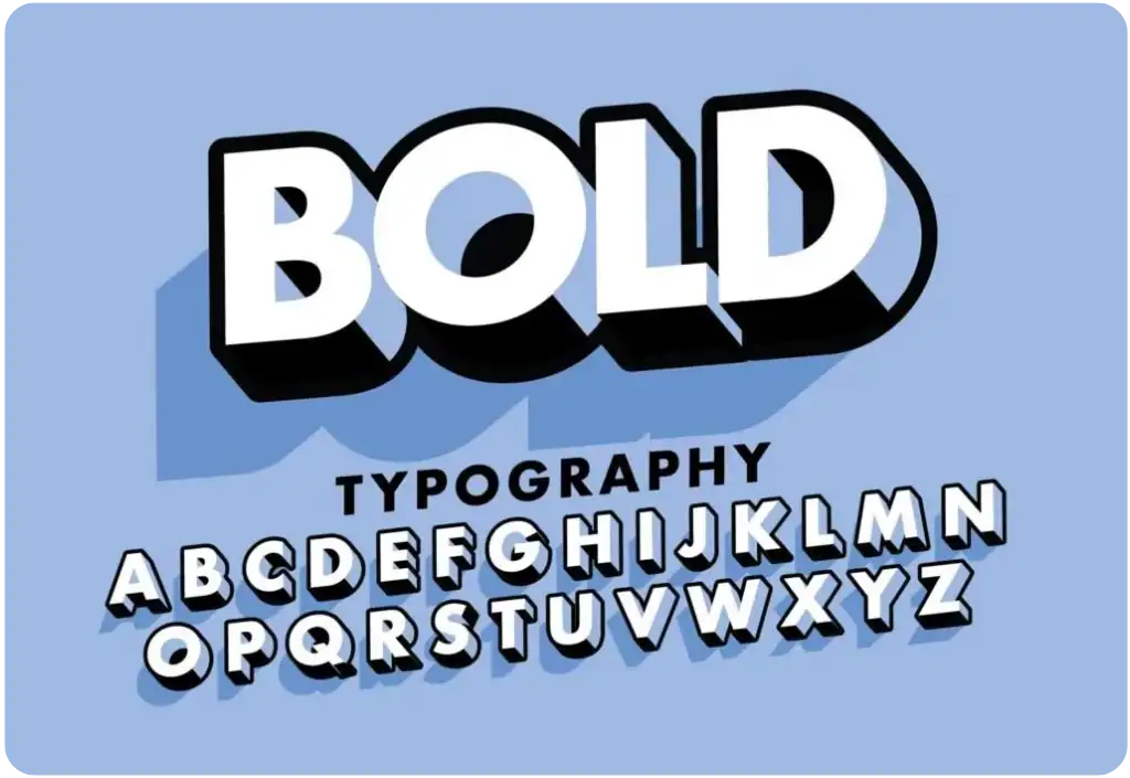 bold Typography trend