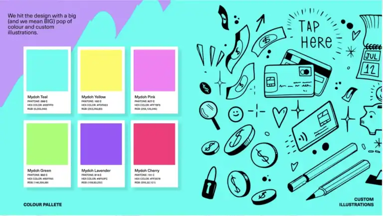 dopamine based color pallets