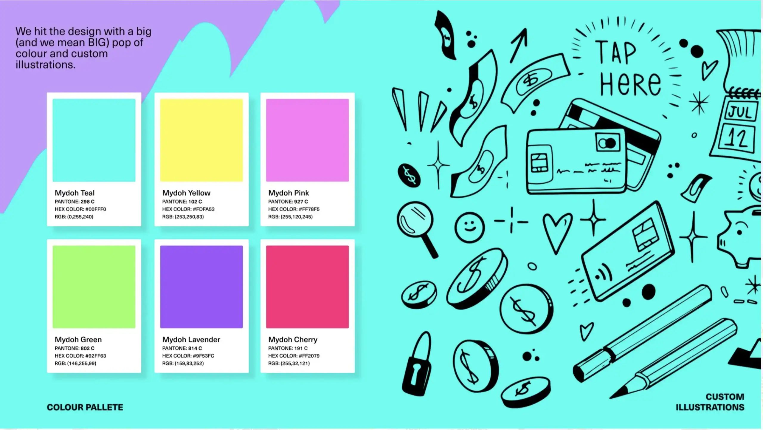 dopamine based color pallets