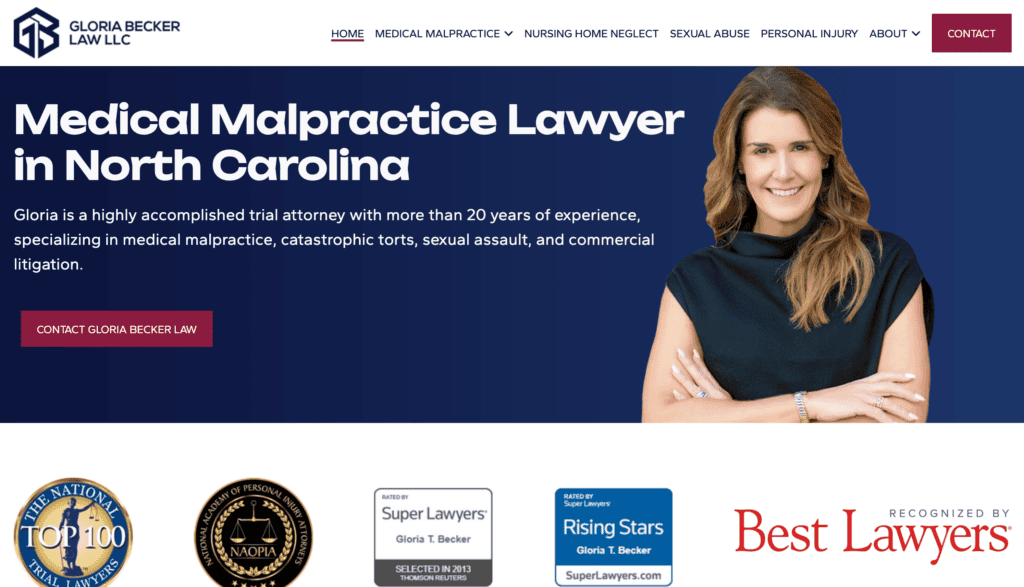 gloria becker medical homepage