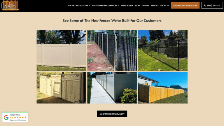 Index fence website