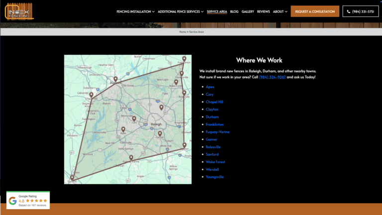 Index fence website