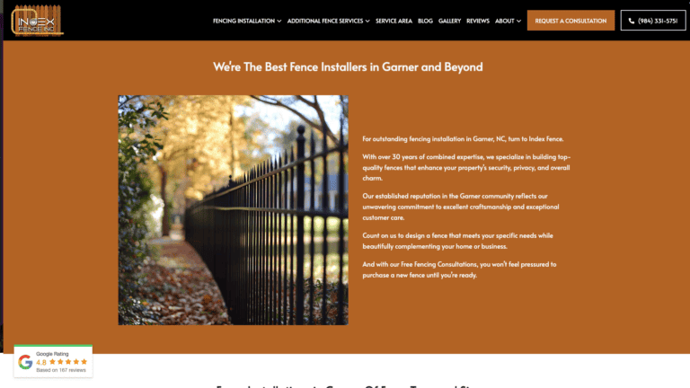 Index fence website