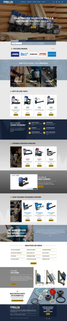 crown fastenig. website after