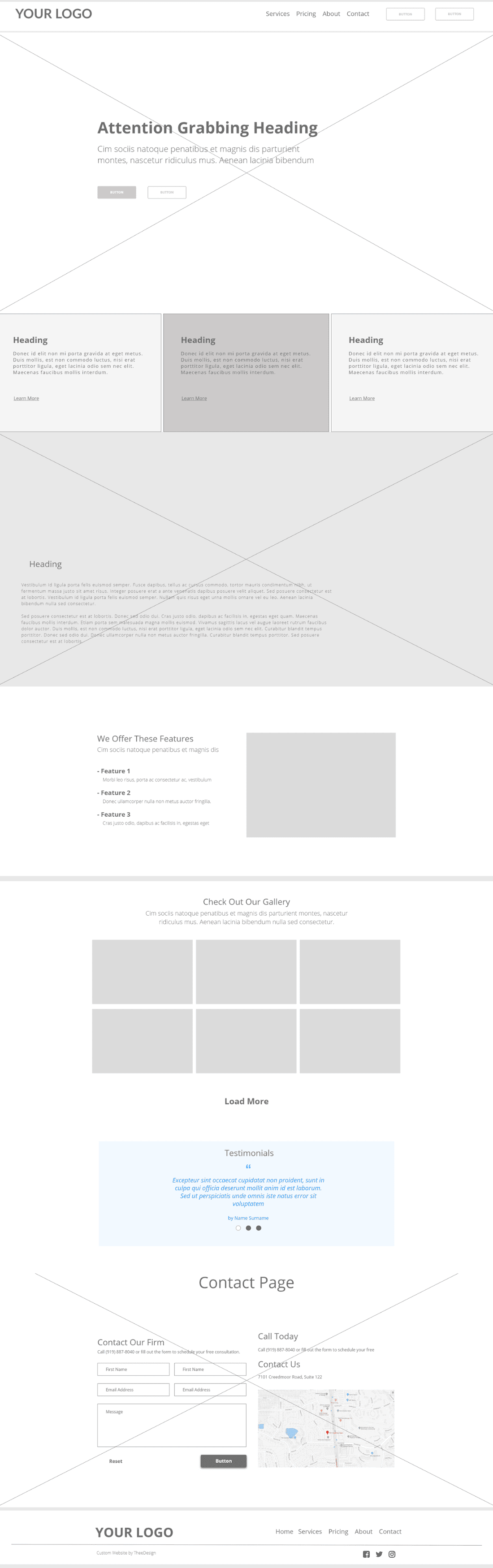 homepage design for cardinal 