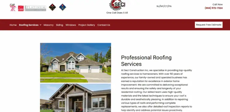 seci website before