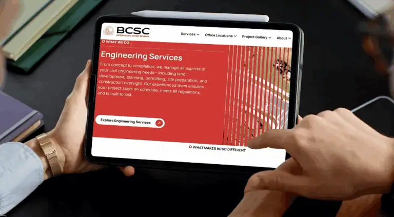 Custom Service & Project Pages bateman civil
