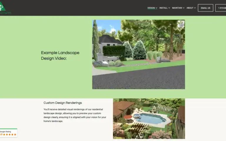 dreamscapes new website after Website redesign 11