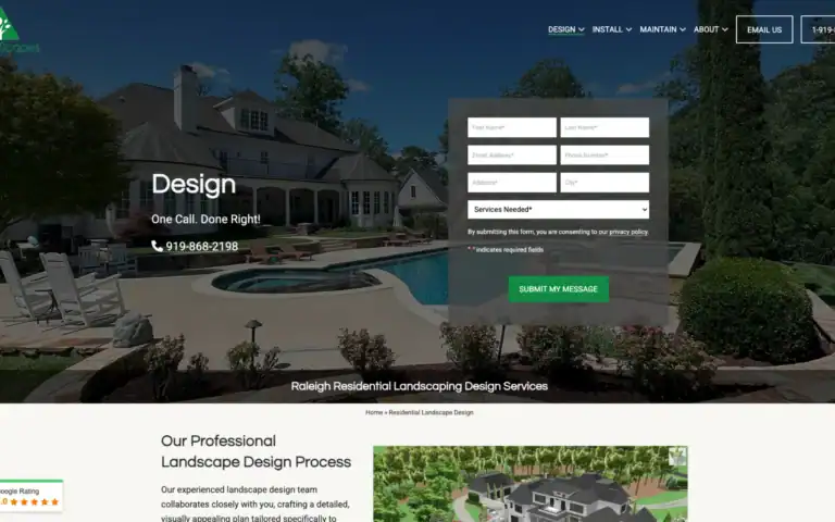 dreamscapes new website after Website redesign 12