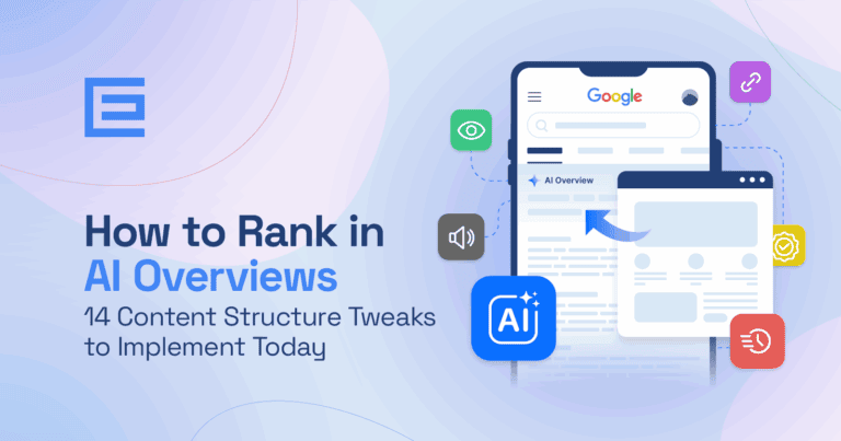 how to rank in AI overviews